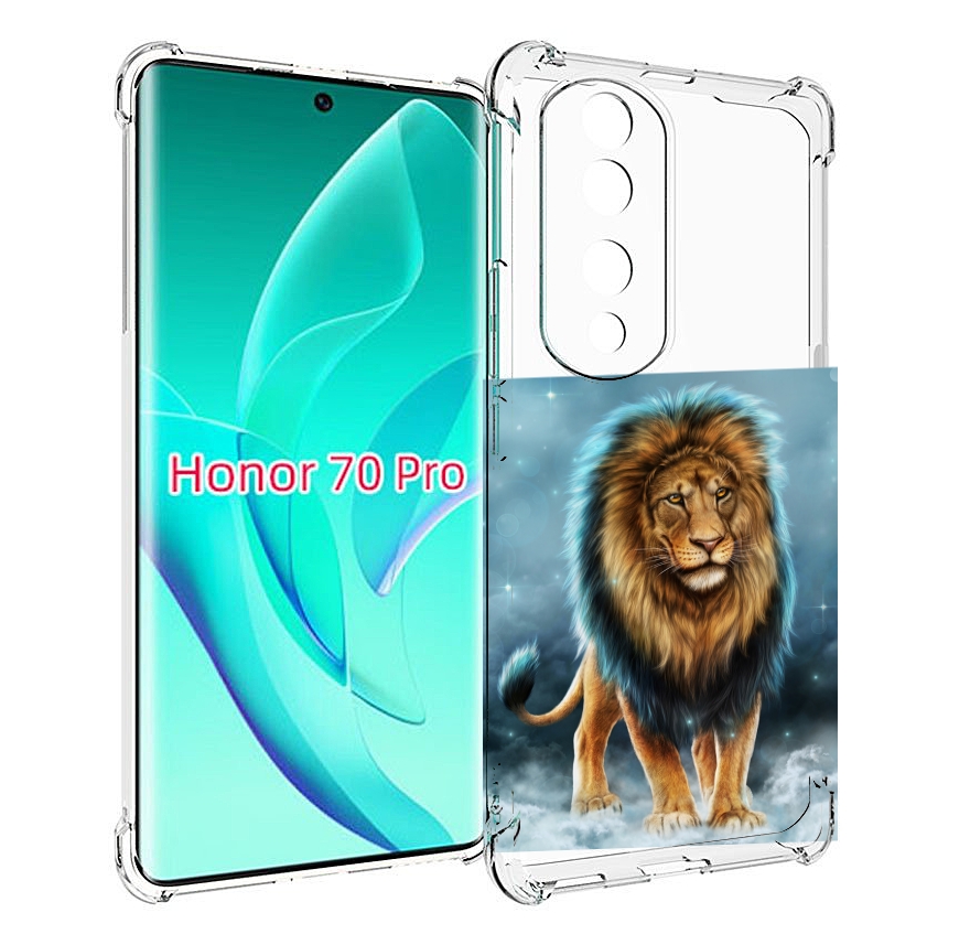 

Чехол MyPads Лев-в-тумане для Honor 70 Pro / 70 Pro Plus, Прозрачный, Tocco