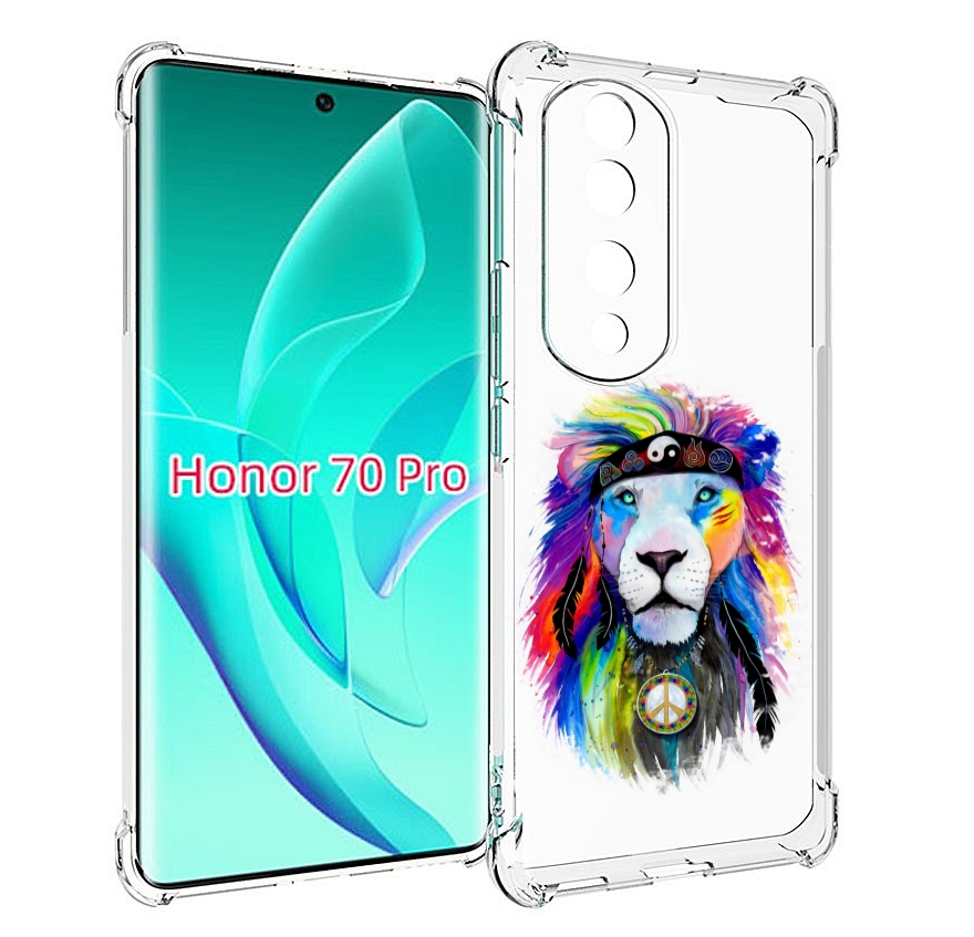 

Чехол MyPads Лев 3 для Honor 70 Pro / 70 Pro Plus, Прозрачный, Tocco