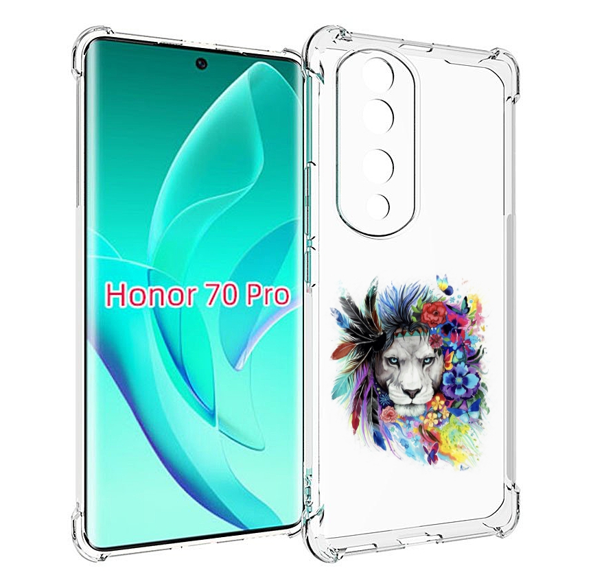 Чехол MyPads Лев 2 для Honor 70 Pro / 70 Pro Plus