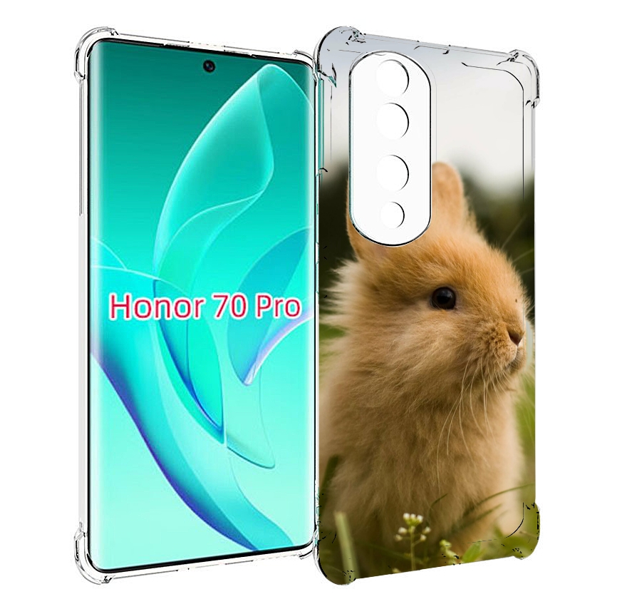 

Чехол MyPads Кролик для Honor 70 Pro / 70 Pro Plus, Прозрачный, Tocco