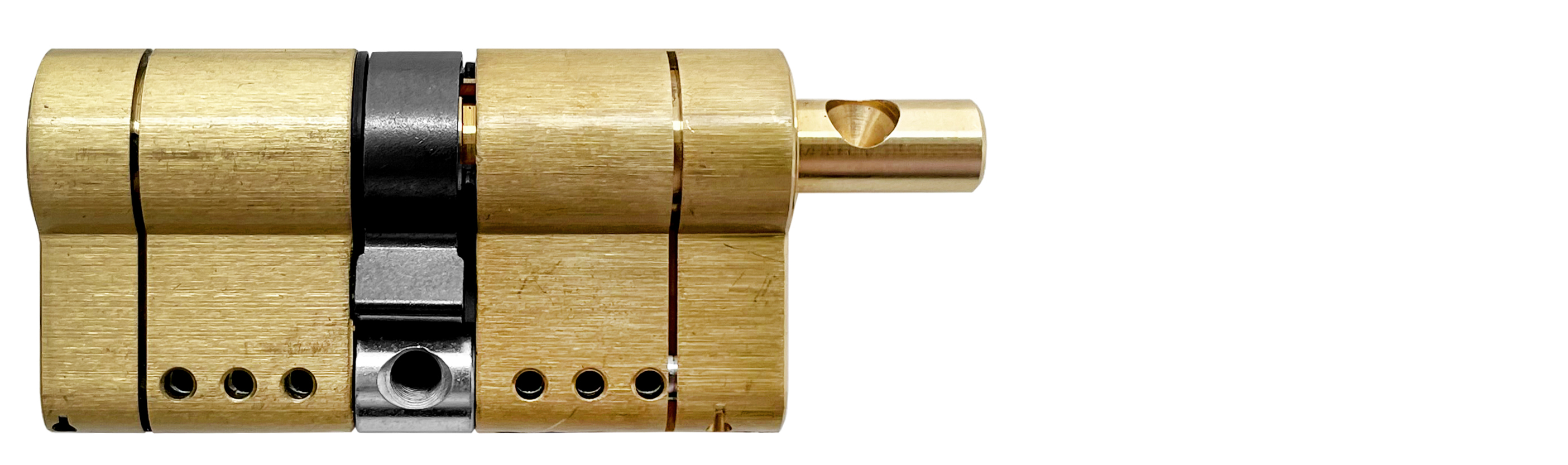 Цилиндр MOTTURA PRO 112(56+56)мм, ключ/вертушка, латунь