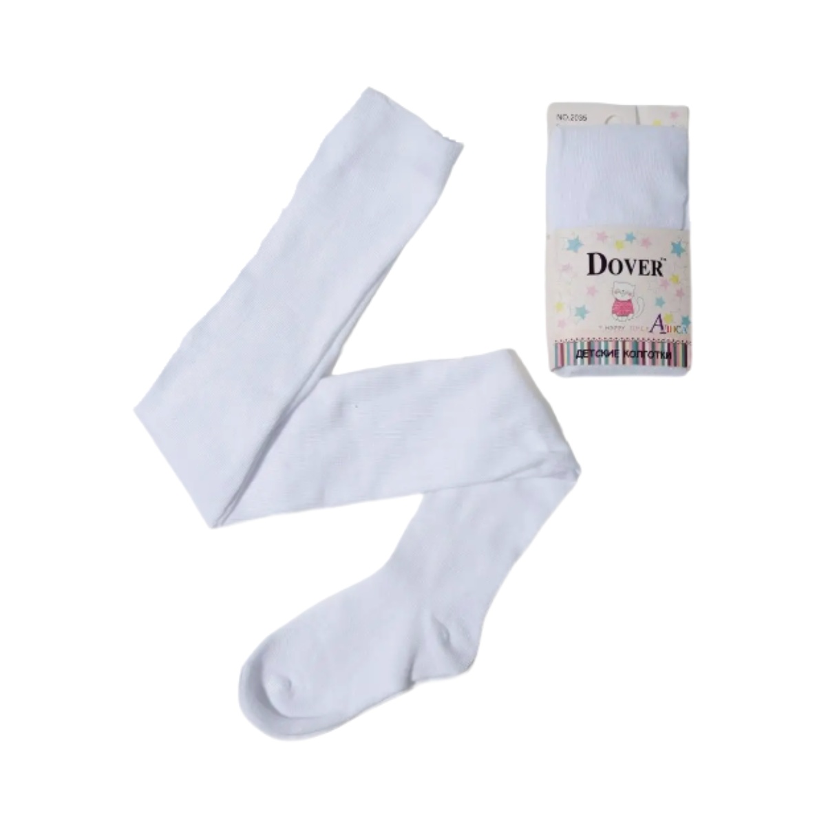 Колготки детские Dover 2035, белый, 134-140