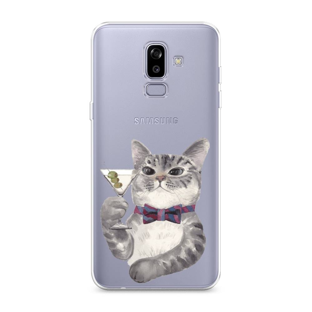 

Чехол Awog "Кот джентльмен" для Samsung Galaxy J8