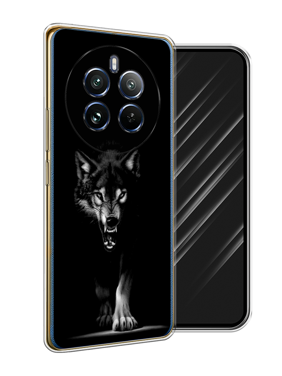 

Чехол Awog на Realme 12 Pro/Realme 12 Pro Plus "Волк выходит из ночи", Серый;черный;белый, 2516250-1