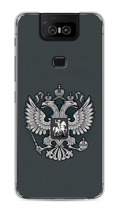 

Чехол Awog на Asus Zenfone 6 ZS630KL "Герб России серый", 43950-5