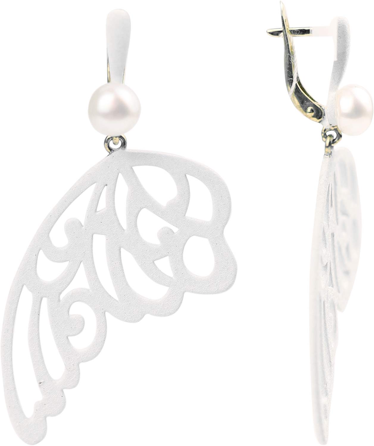 

Серьги из серебра с жемчугом De Fleur 52869Y1W, 52869Y1W