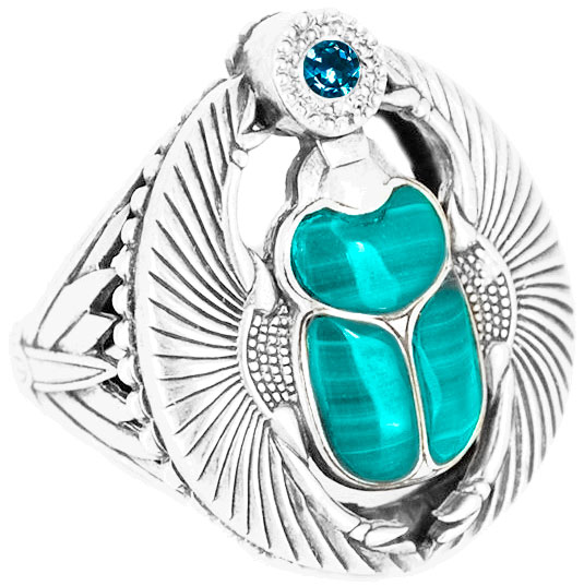 

Кольцо из серебра с бирюзой р. 21 Persian KS001-TOPAZ-SVISS-BIRJUZA, KS001-TOPAZ-SVISS-BIRJUZA