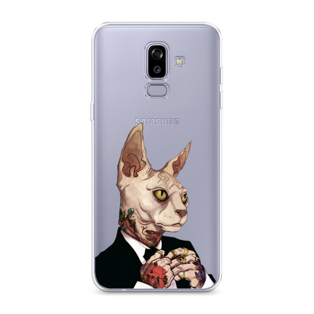 

Чехол Awog на Samsung Galaxy J8 "Татуированный сфинкс", Бежевый;черный;красный, 26550-7