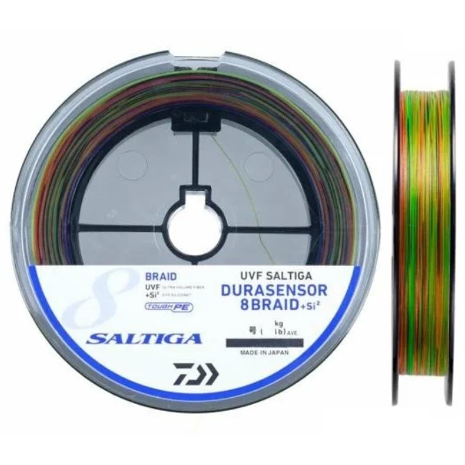 

Шнур плетеный Daiwa PE UVF SALTIGA DURASENSOR X8+Si2 300m PE 4 53LB, Разноцветный
