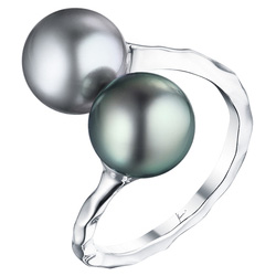 

Кольцо из серебра с жемчугом р. 17 Yana Jewellery 222/01W-pearl-Tahiti-d9, 222/01W-pearl-Tahiti-d9