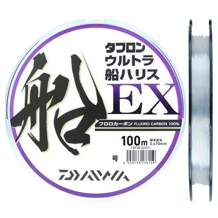 Флюорокарбон Daiwa Toughron Ultra Fune Harisu EX #5 (100м, 9.1кг, 0.37мм) #Natural