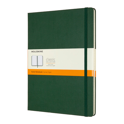 

Блокнот Moleskine Classic, 192стр, в линейку, твердая обложка, зеленый [qp090k15]