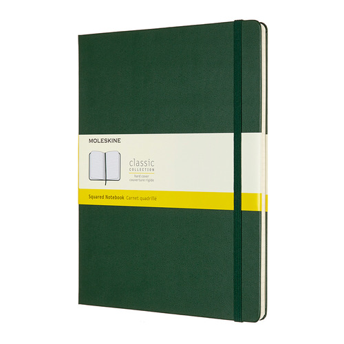 

Блокнот MOLESKINE Classic 192стр в клеточку твердая обложка зеленый [qp091k15]