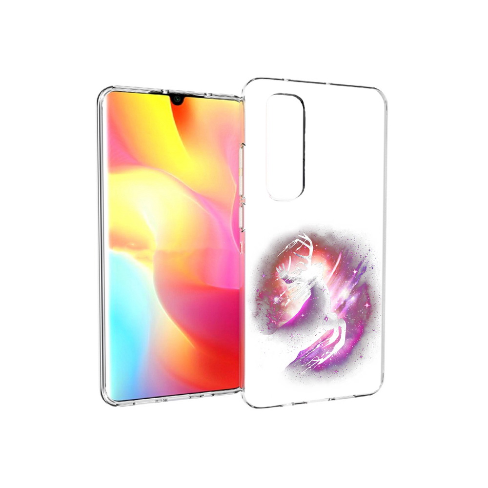 

Чехол MyPads Tocco для Xiaomi Mi Note 10 Lite звездный олень (PT149714.254.354), Прозрачный, Tocco