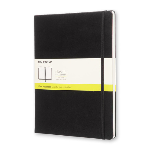 

Блокнот Moleskine Classic 192стр без разлиновки твердая обложка черный [qp092]