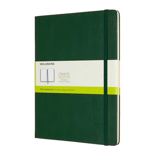 

Блокнот MOLESKINE Classic, 192стр, без разлиновки, твердая обложка, зеленый [qp092k15]