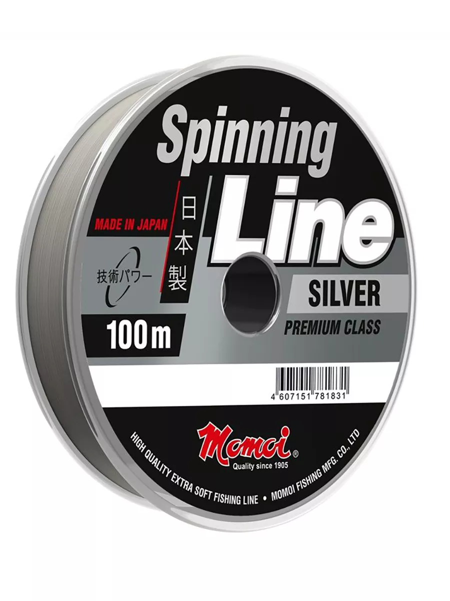 

Монофильная леска для рыбалки Momoi Spinning Line F-Yellow (5 / 0.7 / 40 / 100 / 5 /, Серебристый, Spinning Line F-Yellow