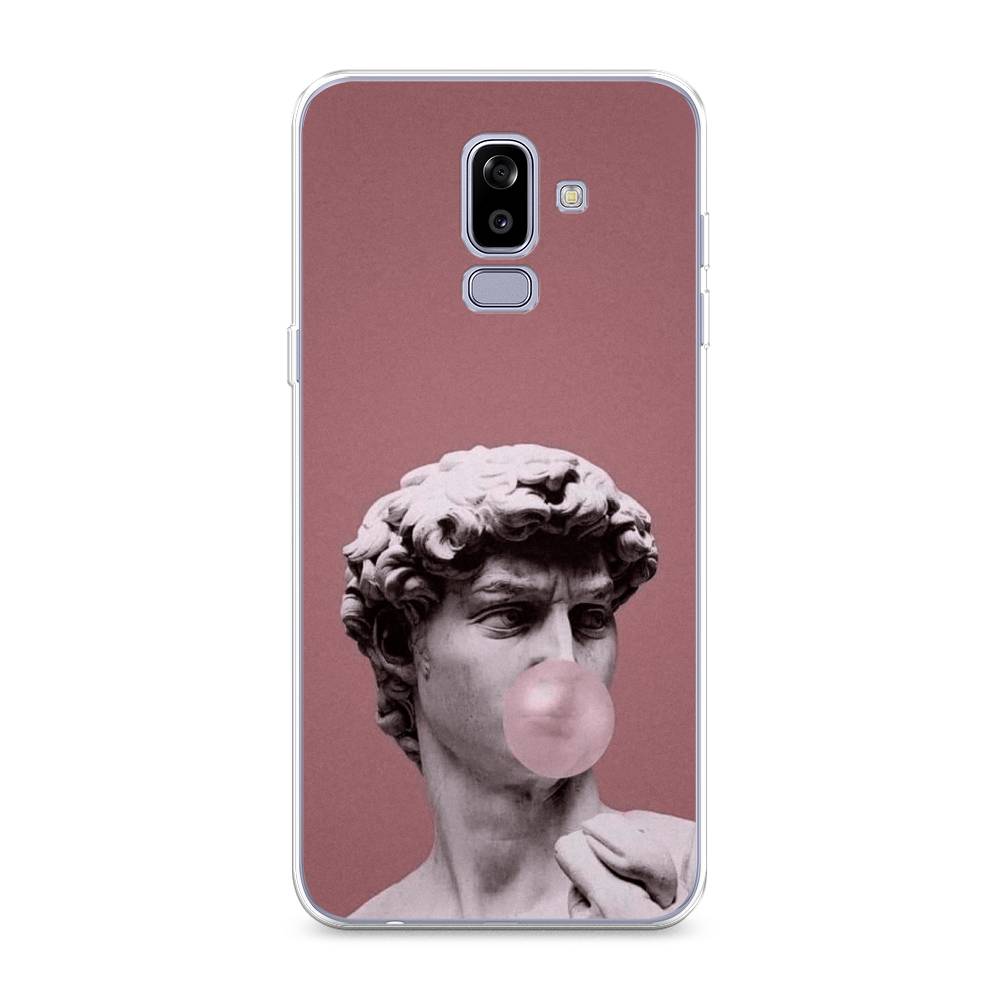 

Чехол Awog на Samsung Galaxy J8 "Modern David", Синий, 26550-9