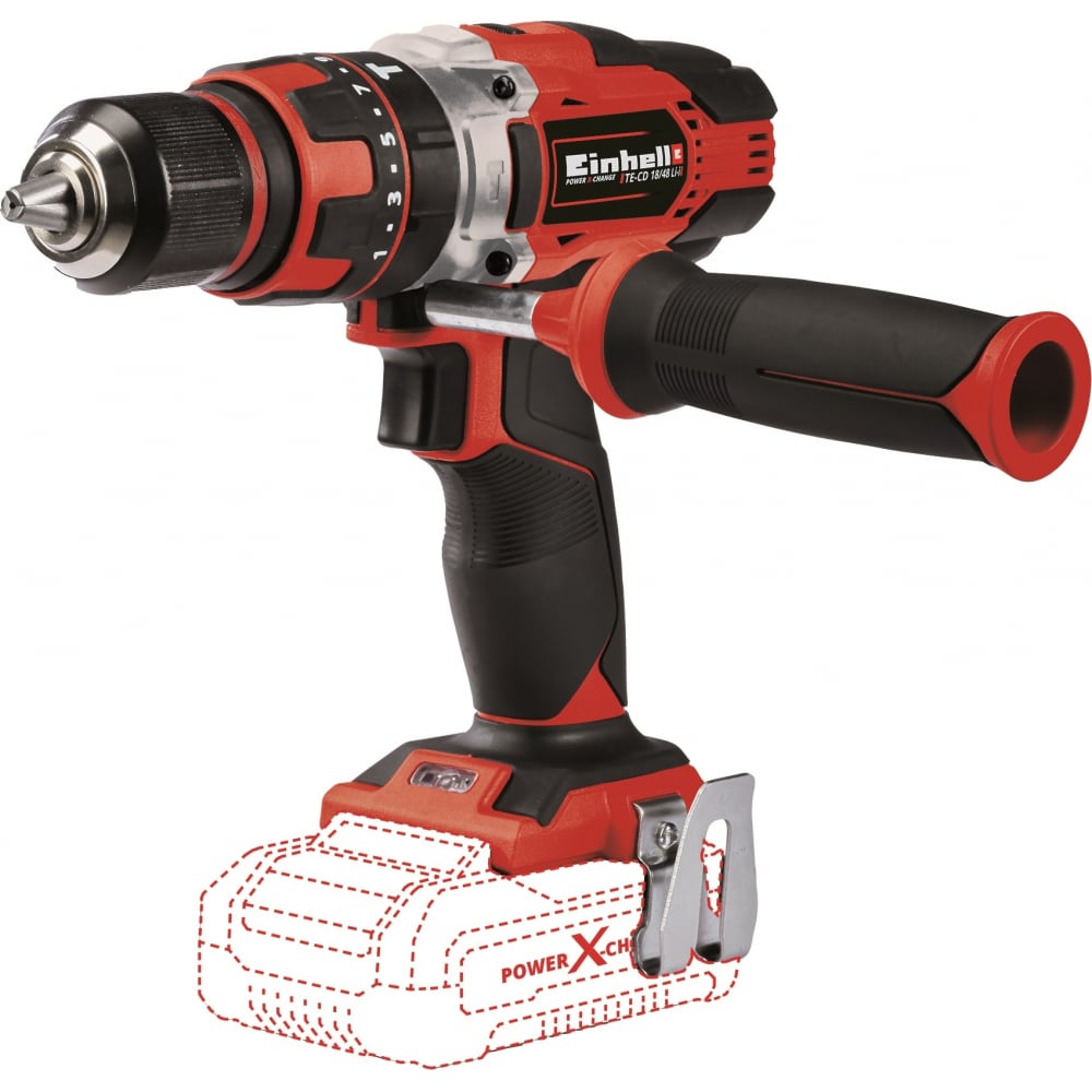 фото Einhell дрель аккумуляторная ударная pxc te-cd 18/48 li-i-solo 4513926