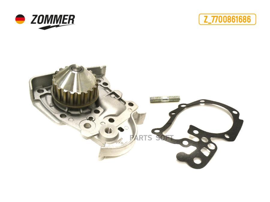 ZOMMER Насос водяной Лада ЛаргусRenault Logan 8V Z_7700861686 ZOMMER 2539₽