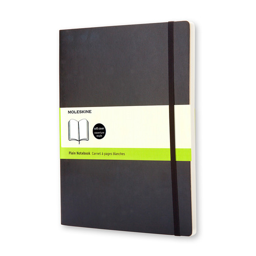 

Блокнот Moleskine Classic Soft, 192стр, без разлиновки, мягкая обложка, черный [qp623