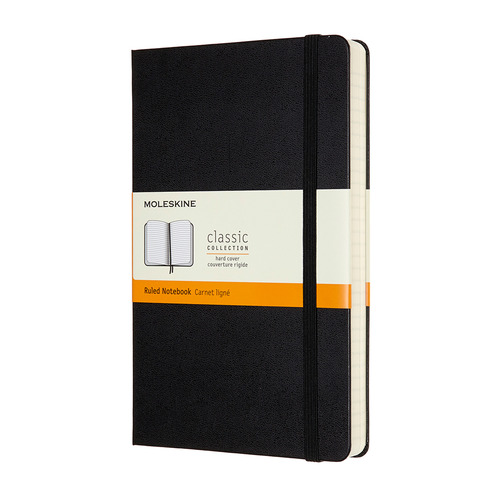 

Блокнот Moleskine Classic Expended, 400стр, в линейку, твердая обложка, черный [qp060e