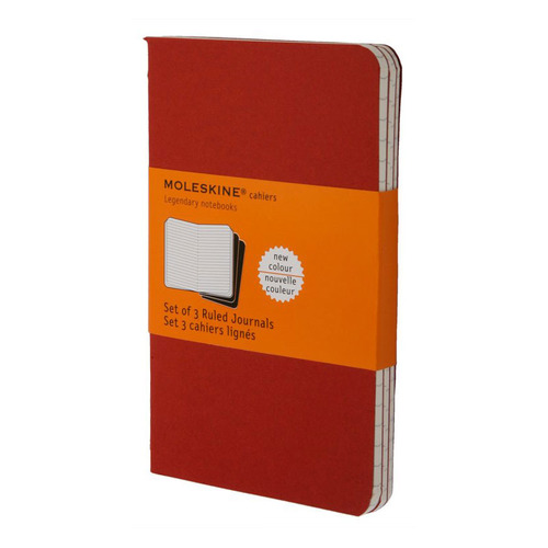 

Блокнот Moleskine CAHIER JOURNAL, 80стр, в линейку, клюквенный [ch116]