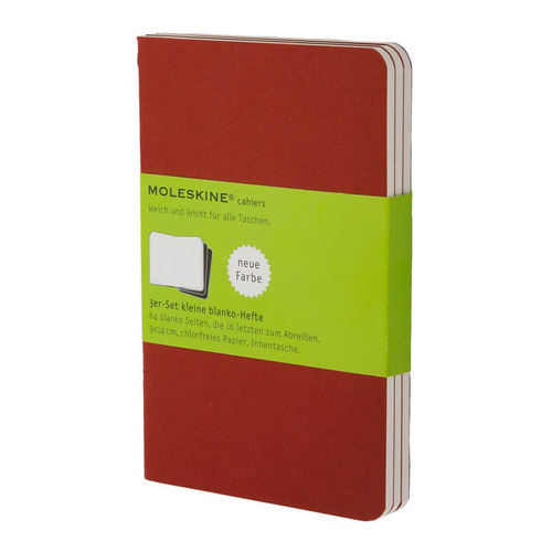

Блокнот Moleskine CAHIER JOURNAL, 64стр, без разлиновки, клюквенный [ch113]