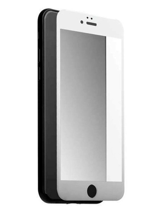 

Защитное стекло на iPhone 6/6S, 3D матовый белый, тех.паке, X-CASE