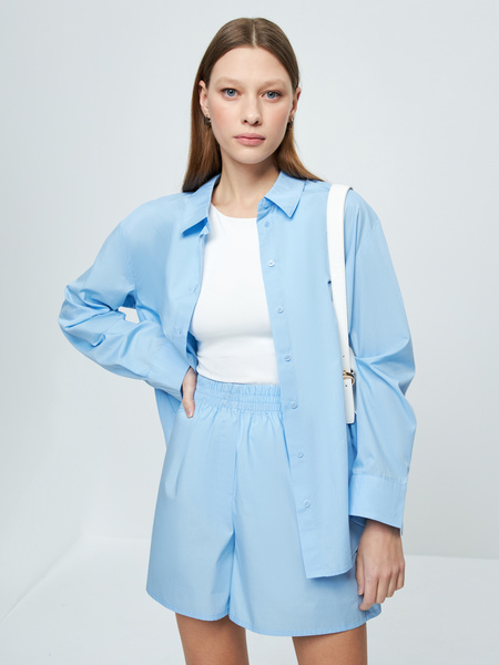 

Шорты женские ZARINA 3225237737 голубые XS, Голубой, 3225237737