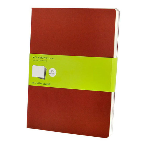 

Блокнот Moleskine CAHIER JOURNAL, 120стр, без разлиновки, клюквенный [ch123]