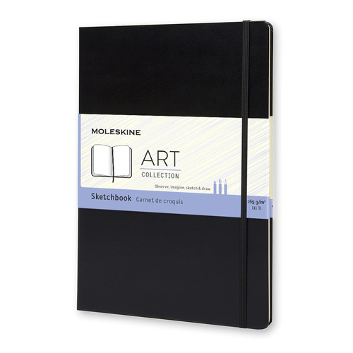 

Блокнот MOLESKINE Art, A4, 96стр, твердая обложка, черный [artbf832]