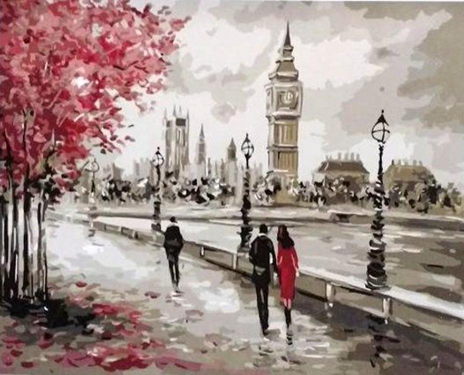 

Картина по номерам Paintboy Осень в Лондоне, 40x50 см, Осень в Лондоне