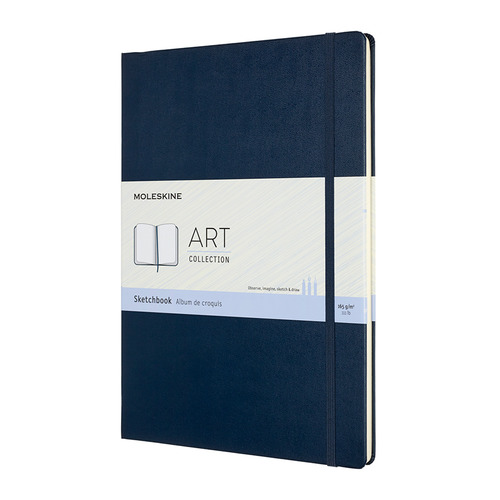 

Блокнот Moleskine Art, A4, 96стр, твердая обложка, синий сапфир [artbf832b20]