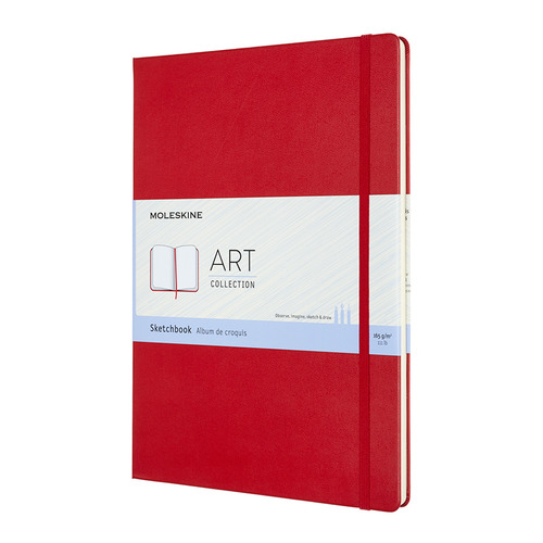 

Блокнот Moleskine Art, A4, 96стр, твердая обложка, красный [artbf832f2]