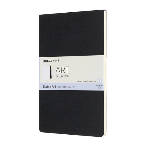 

Блокнот Moleskine Art Soft, 48стр, мягкая обложка, черный [artskpad3]