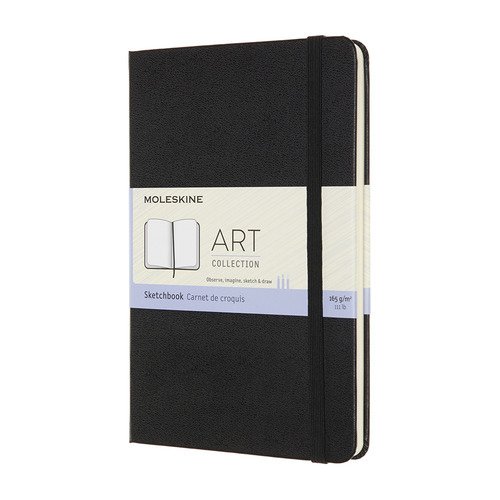 

Блокнот Moleskine Art Sketchbook, 88стр, твердая обложка, черный [artqp054]