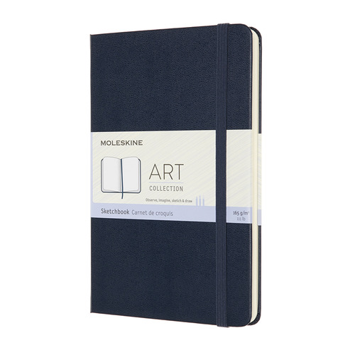 

Блокнот Moleskine Art Sketchbook, 88стр, твердая обложка, синий [artqp054b20]
