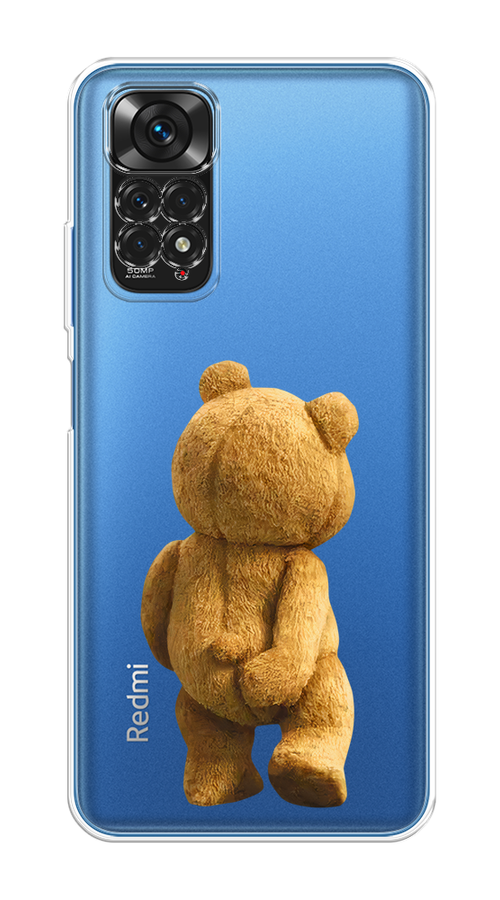 

Чехол на Xiaomi Redmi Note 11 4G Global "Медвежья спина", Коричневый;прозрачный, 312850-1