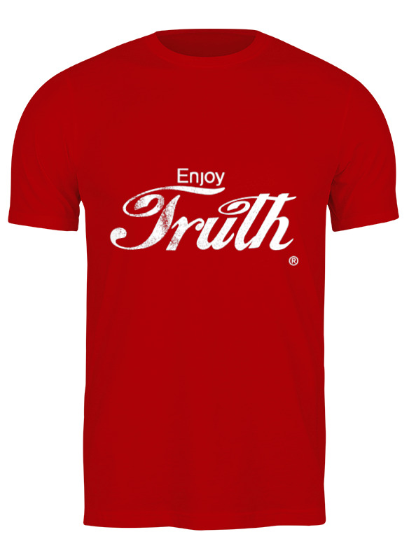 

Футболка мужская Printio Coca cola enjoy truth! 0854183 красная 2XL, Красный, Coca cola enjoy truth! 0854183