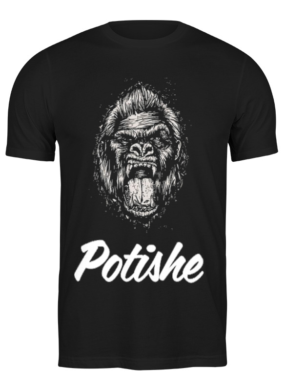 

Футболка мужская Potishe inc 0816336 Printio черная 2XL, Potishe inc 0816336