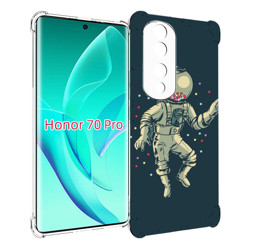 

Чехол MyPads Космонавт для Honor 70 Pro / 70 Pro Plus, Прозрачный, Tocco