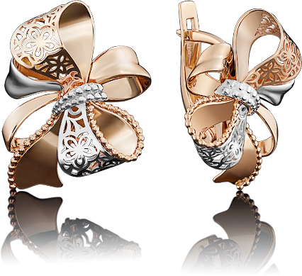 

Серьги женские из золота ЮЗ Платина 02-3946-00-000-1110-48, без вставки, 02-3946-00-000-1110-48