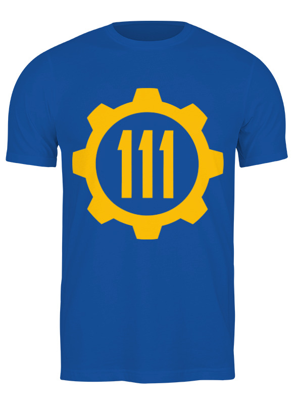 

Футболка мужская Printio Убежище 111 (fallout 4) 0776837 синяя 2XL, Синий, Убежище 111 (fallout 4) 0776837