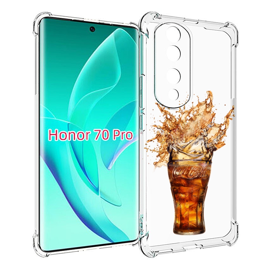 

Чехол MyPads Кола-в-стакане для Honor 70 Pro / 70 Pro Plus, Прозрачный, Tocco