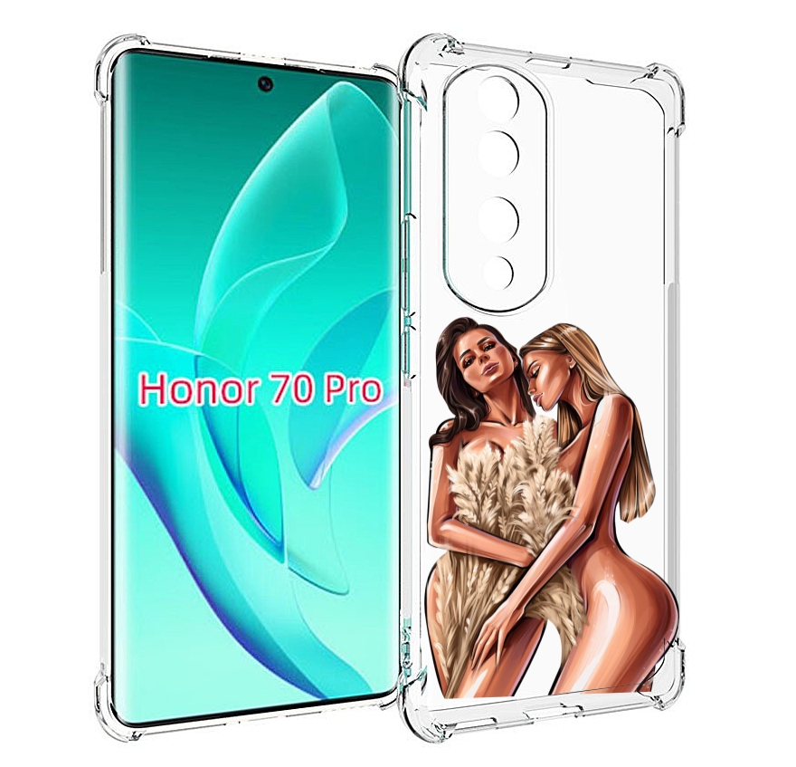 

Чехол MyPads Иллюстрированные-девушки женский для Honor 70 Pro / 70 Pro Plus, Прозрачный, Tocco