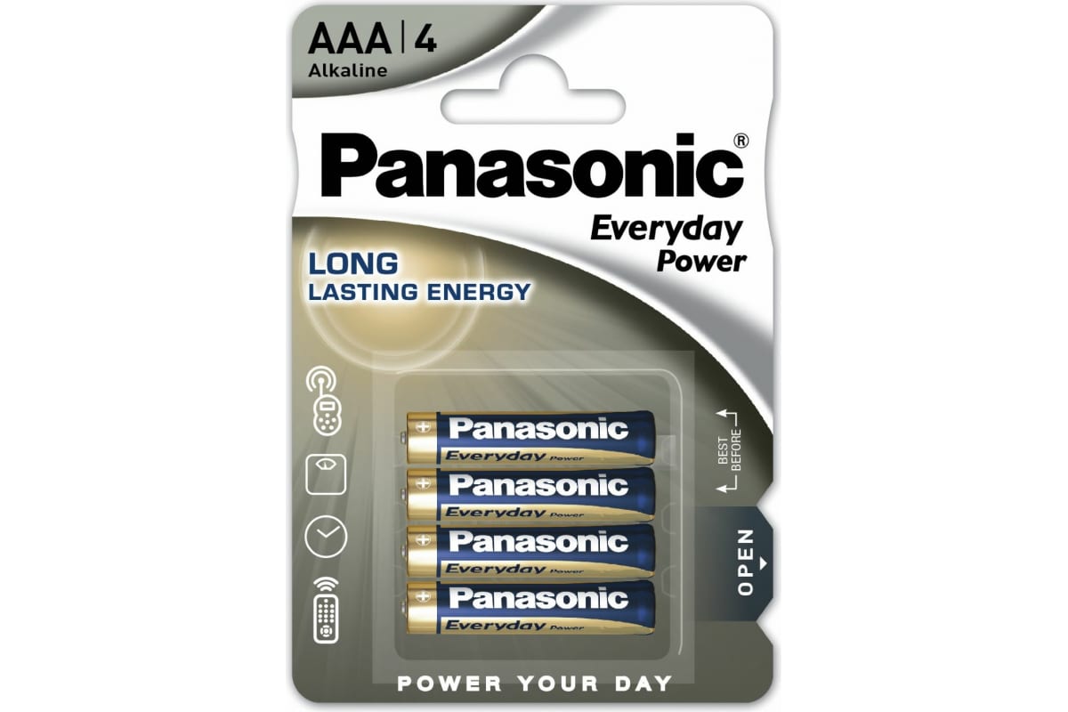 Батарейка AAA R03 15V блистер 4шт цена за 1шт Extra Heavy Duty PANASONIC 280₽