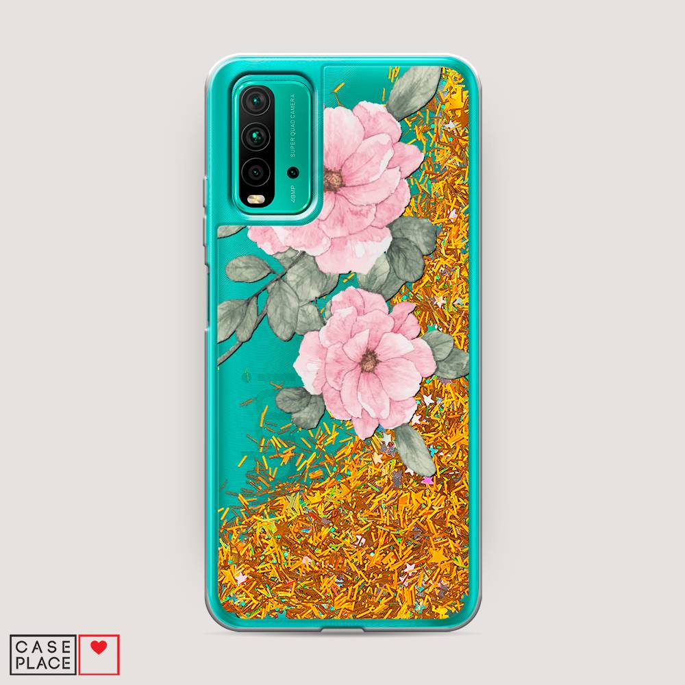 

Чехол Awog на Xiaomi Redmi 9T "Акварельные розовые цветы", Разноцветный, 39890-1