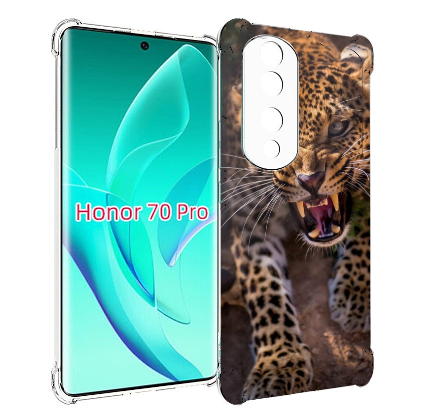 

Чехол MyPads Злой-гепард для Honor 70 Pro / 70 Pro Plus, Прозрачный, Tocco