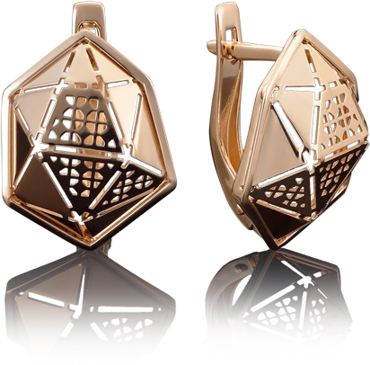 

Серьги женские из золота ЮЗ Платина 02-3883-00-000-1110-48, без вставки, 02-3883-00-000-1110-48